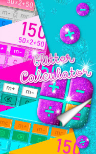 اسکرین شات برنامه Stylish Glitter Calculator 8