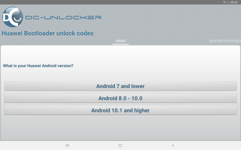 اسکرین شات برنامه DC Huawei Bootloader Codes 1