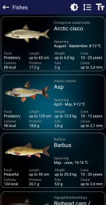 اسکرین شات 6 برنامه Fishing forecast