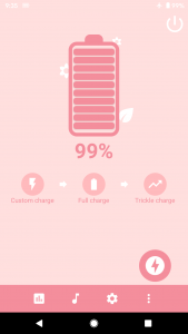 اسکرین شات 2 برنامه Battery sound notification