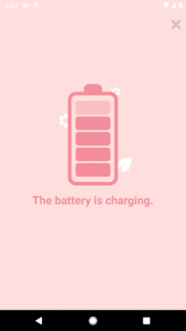 اسکرین شات برنامه Battery charge sound alert - peach 1