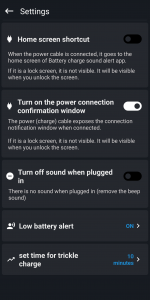 اسکرین شات برنامه Battery charge notification 4
