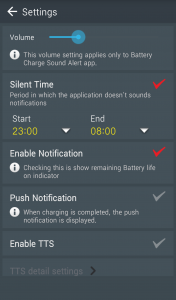 اسکرین شات برنامه Battery charge sound alert 3