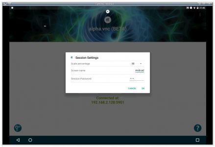 اسکرین شات 3 برنامه alpha vnc lite