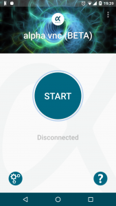 اسکرین شات 1 برنامه alpha vnc lite