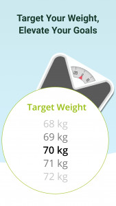 اسکرین شات 2 برنامه BMI Calculator, Weight Tracker