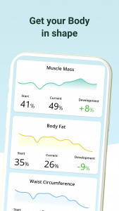 اسکرین شات 4 برنامه BMI Calculator, Weight Tracker