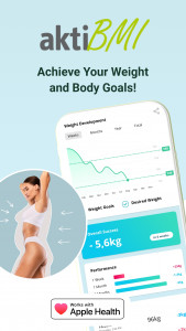 اسکرین شات 6 برنامه BMI Calculator, Weight Tracker