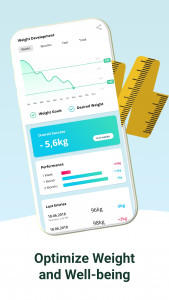 اسکرین شات 3 برنامه BMI Calculator, Weight Tracker