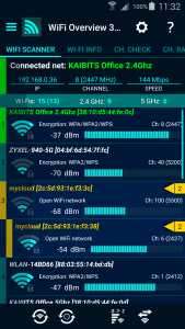 اسکرین شات برنامه WiFi Overview 360 1