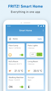 اسکرین شات برنامه FRITZ!App Smart Home 3