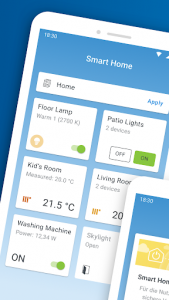 اسکرین شات برنامه FRITZ!App Smart Home 1
