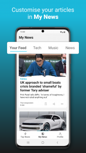 اسکرین شات برنامه upday news for Samsung 3