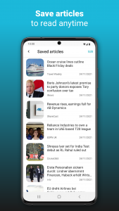 اسکرین شات برنامه upday news for Samsung 6
