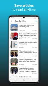 اسکرین شات 6 برنامه upday news for Samsung
