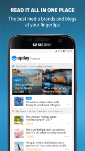 اسکرین شات برنامه upday news for Samsung 1