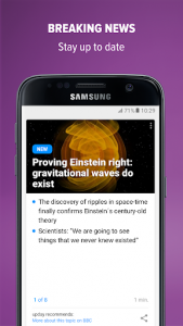 اسکرین شات برنامه upday news for Samsung 3