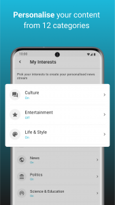 اسکرین شات برنامه upday - Big news in short time 6