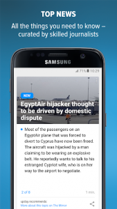 اسکرین شات برنامه upday news for Samsung 4