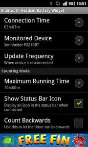 اسکرین شات برنامه Bluetooth Headset Battery 3