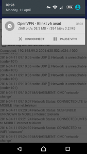 اسکرین شات برنامه OpenVPN for Android 4