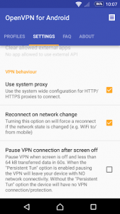 اسکرین شات برنامه OpenVPN for Android 6