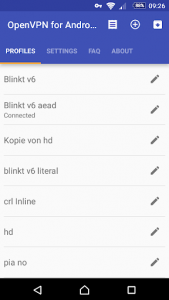 اسکرین شات برنامه OpenVPN for Android 3