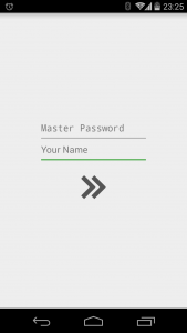 اسکرین شات برنامه Master Password 1