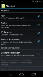 اسکرین شات برنامه IP Widget 5