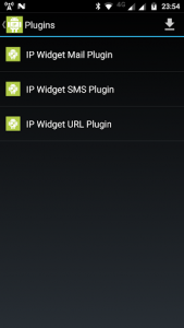 اسکرین شات برنامه IP Widget URL Plugin 1