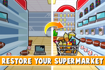 اسکرین شات بازی Idle Supermarket Empire Tycoon 3