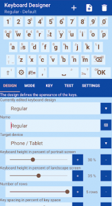 اسکرین شات برنامه Keyboard Designer: Create and design keyboards 1
