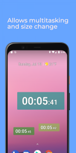 اسکرین شات برنامه Stopwatch app－Countdown Timer 1