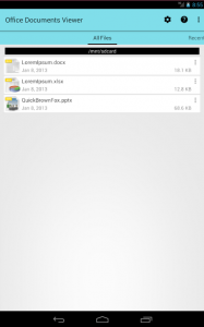اسکرین شات 3 برنامه Office Documents Viewer