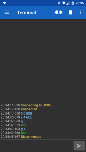 اسکرین شات 1 برنامه Serial Bluetooth Terminal