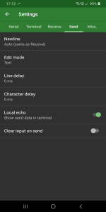 اسکرین شات 7 برنامه Serial USB Terminal