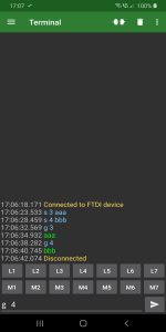 اسکرین شات 1 برنامه Serial USB Terminal