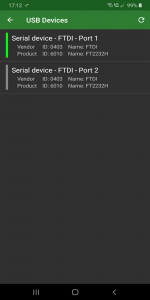 اسکرین شات برنامه Serial USB Terminal 4