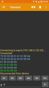 اسکرین شات 2 برنامه Serial WiFi Terminal