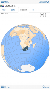اسکرین شات برنامه World atlas & world map MxGeo 3