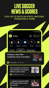 اسکرین شات 1 برنامه OneFootball: All Soccer Scores