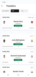 اسکرین شات برنامه OneFootball - Soccer Scores 5