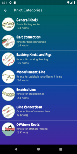 اسکرین شات 3 برنامه Fishing Knots