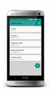 اسکرین شات برنامه Simply Unroot 1
