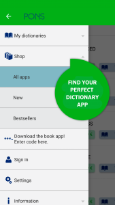 اسکرین شات برنامه PONS Dictionary Library - Offl 3