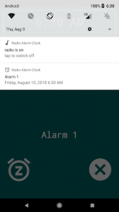 اسکرین شات برنامه Radio Alarm Clock (free of charge and ad-free) 8