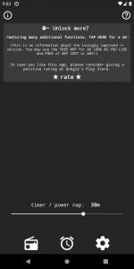 اسکرین شات 1 برنامه Radio Alarm Clock