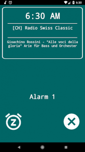 اسکرین شات برنامه Radio Alarm Clock (free of charge and ad-free) 7