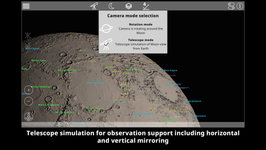 اسکرین شات برنامه GlobeViewer Moon 7