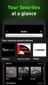 اسکرین شات 2 برنامه radio.net - AM FM Radio Tuner